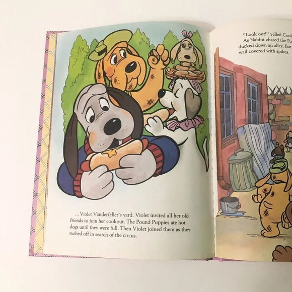 Vtg 1986 Pound Puppies Snowball the Wonder Dog  A Golden Book - Picture 15 of 16